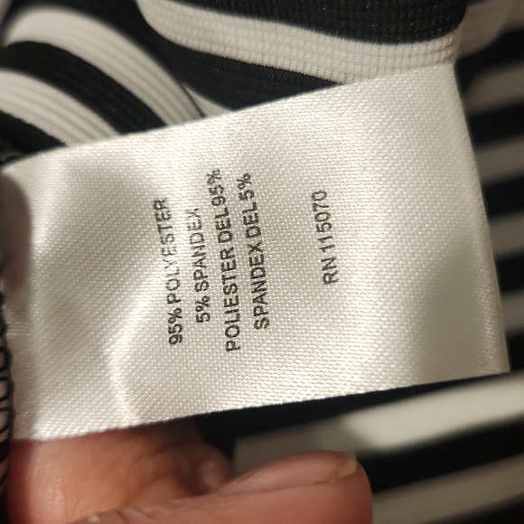 NINA LEONARD | Striped Shift Dress - Picture 5 of 6